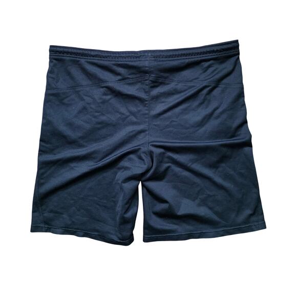Nike Vintage Shorts Men L Navy Blue Swoosh Athletic - Picture 4 of 6